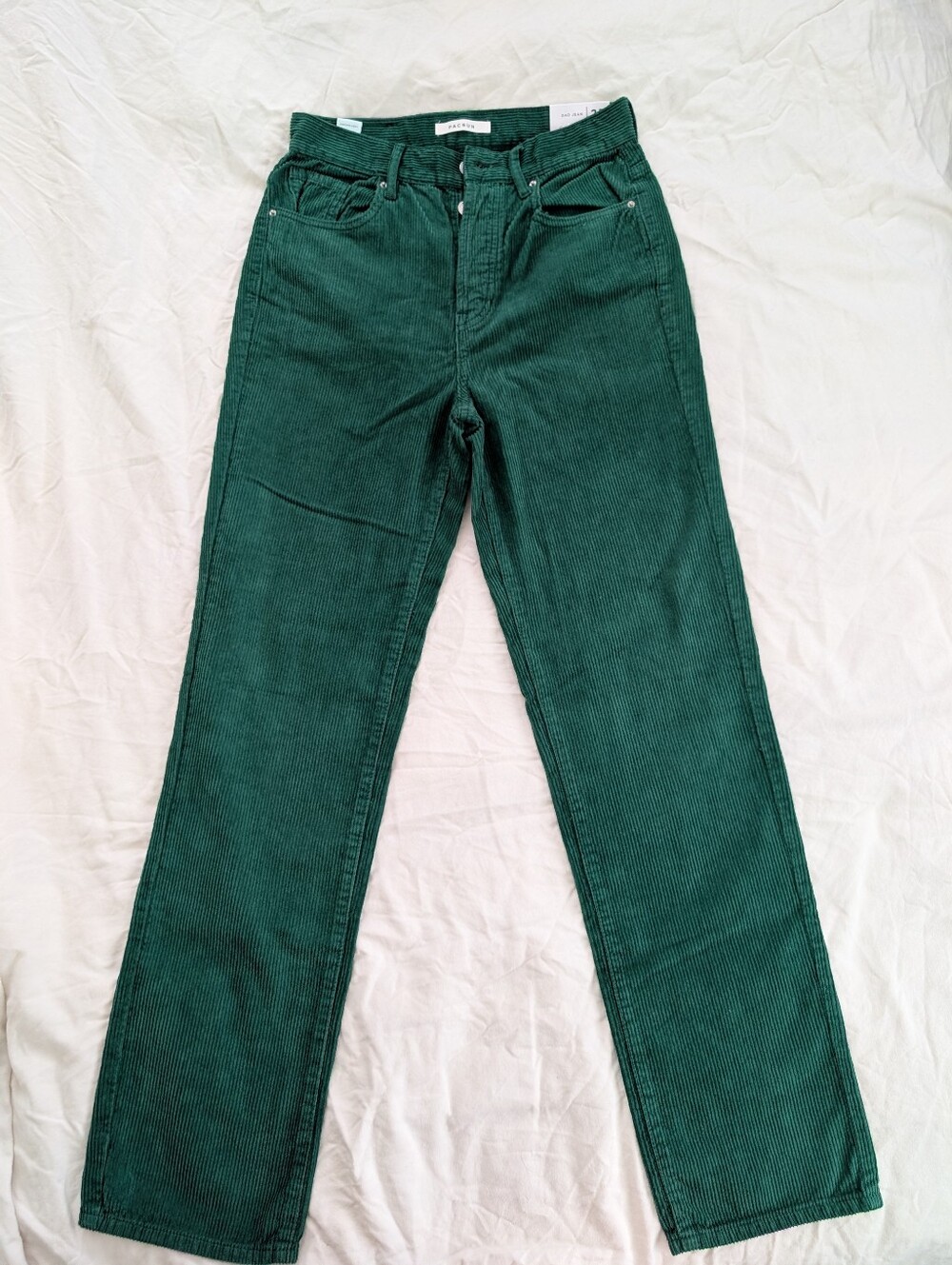 PacSun Dark Green Corduroy Jeans